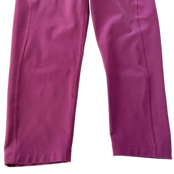 Girlfriend Collective Compressive High-Rise Capri Legging Women’s S Plum - Picture 4 of 10